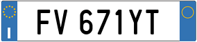 Truck License Plate